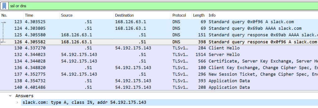 Wireshark Screenshot